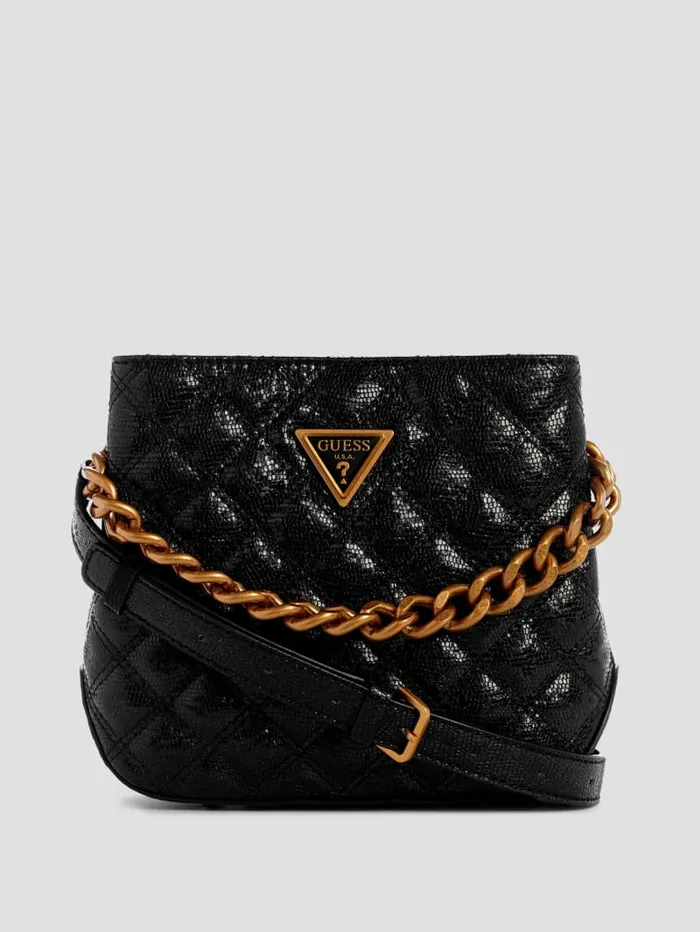 GUESS Sale Eire Small Bucket Bag Black 8211 Women
