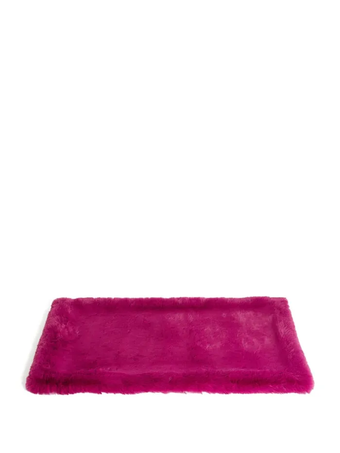 GUESS Sale FauxFur Pet Carpet Blue 8211 Women