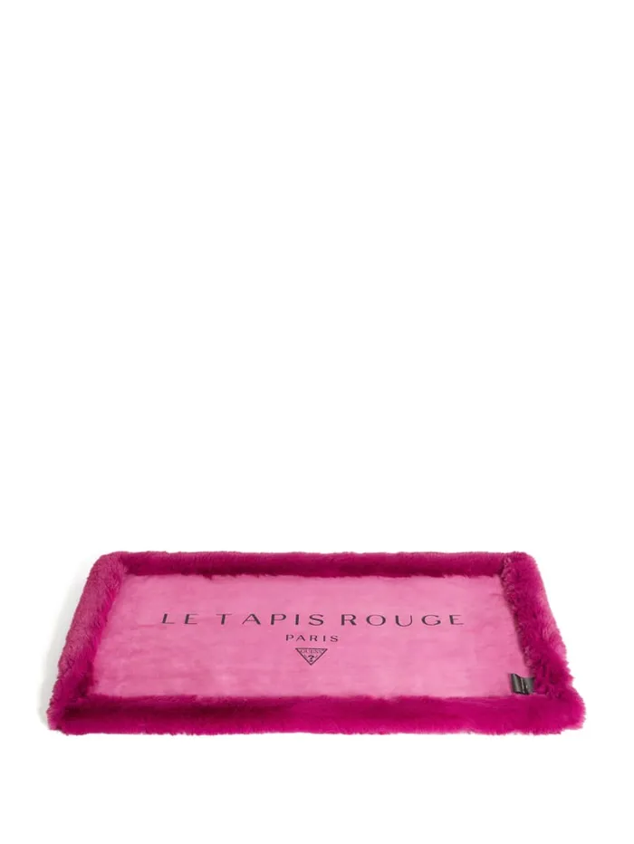 GUESS Sale FauxFur Pet Carpet Blue 8211 Women