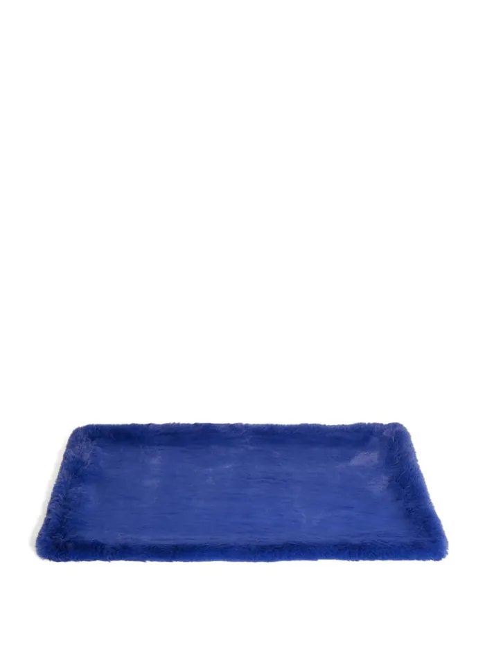 GUESS Sale FauxFur Pet Carpet Blue 8211 Women