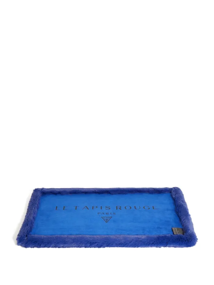 GUESS Sale FauxFur Pet Carpet Blue 8211 Women