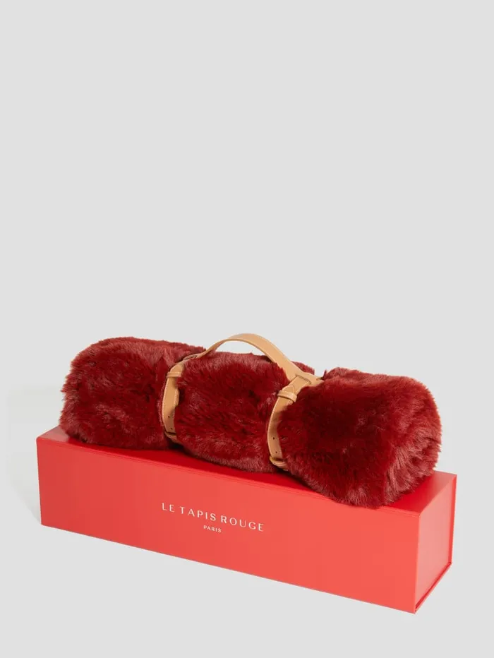 GUESS Sale FauxFur Pet Carpet Blue 8211 Women