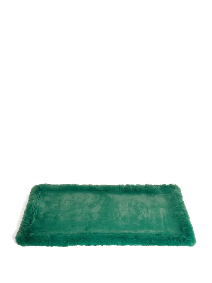GUESS Sale FauxFur Pet Carpet Blue 8211 Women