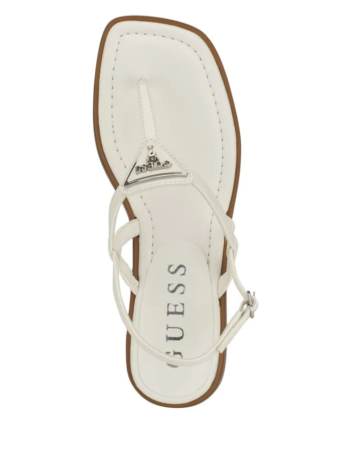 GUESS Sale Rainey TStrap Sandals Black 8211 Women