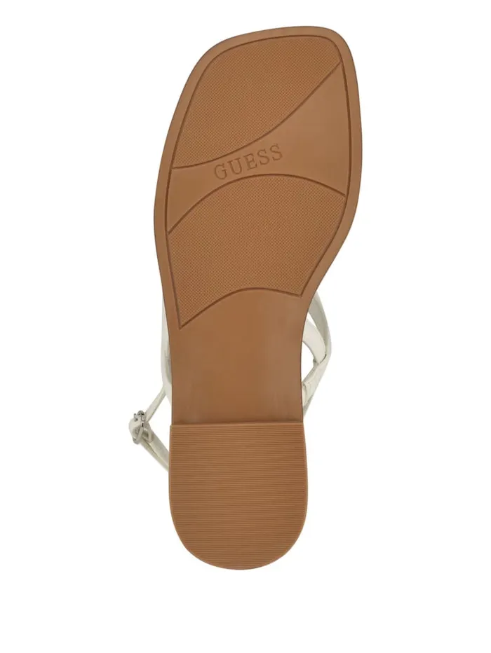 GUESS Sale Rainey TStrap Sandals Black 8211 Women