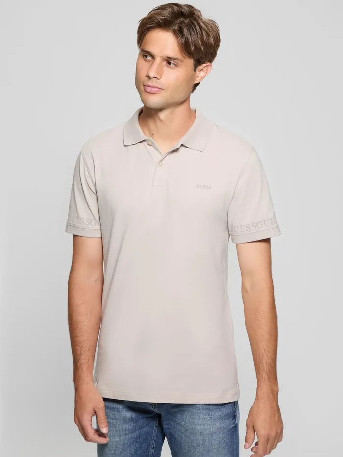 GUESS Shirts Eco Nolan Polo Blue 8211 Men