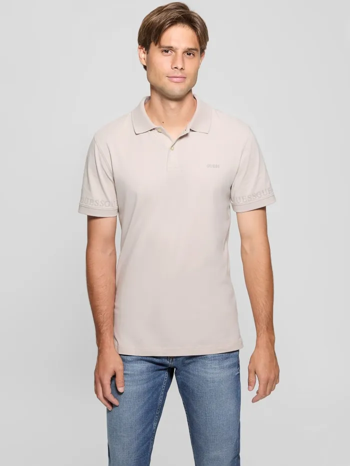 GUESS Shirts Eco Nolan Polo Blue 8211 Men