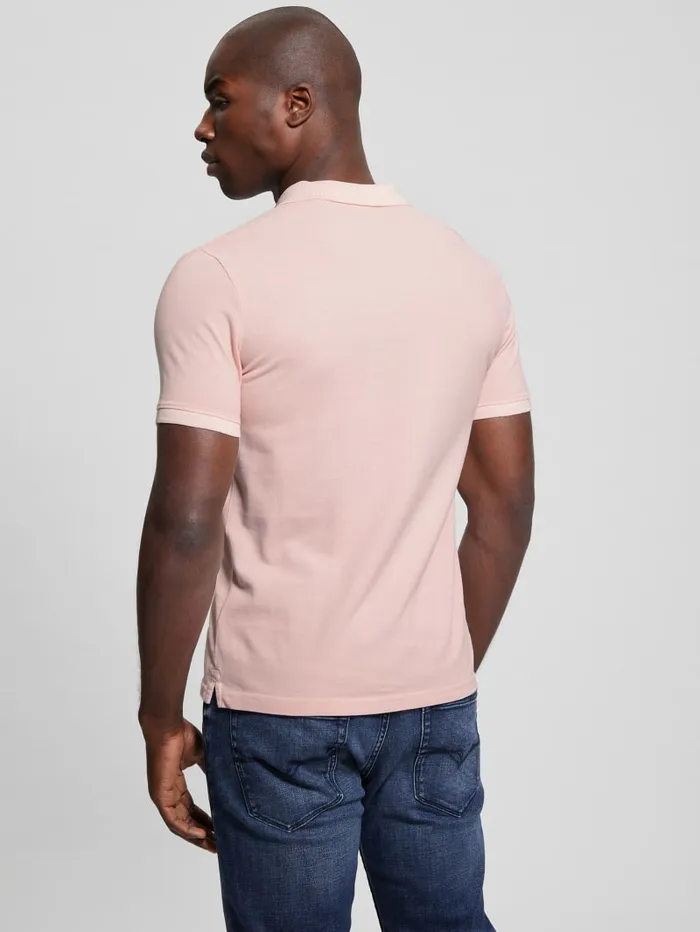 GUESS Shirts Eco Pique Polo Beige 8211 Men