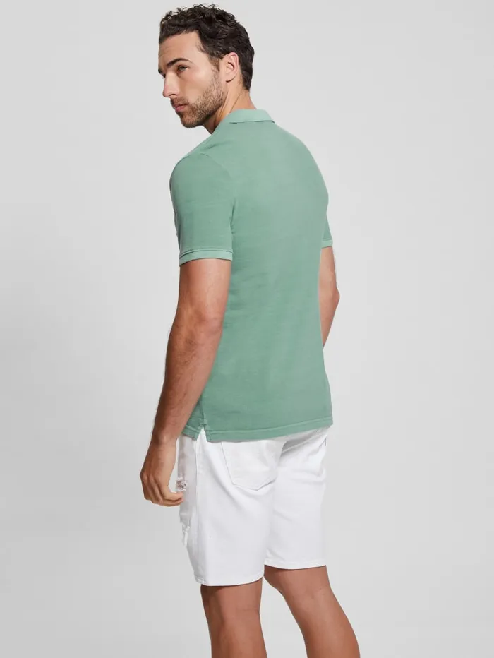 GUESS Shirts Eco Pique Polo Beige 8211 Men