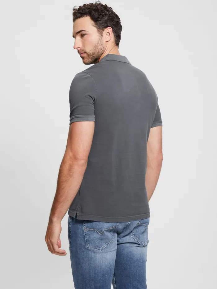 GUESS Shirts Eco Pique Polo Beige 8211 Men
