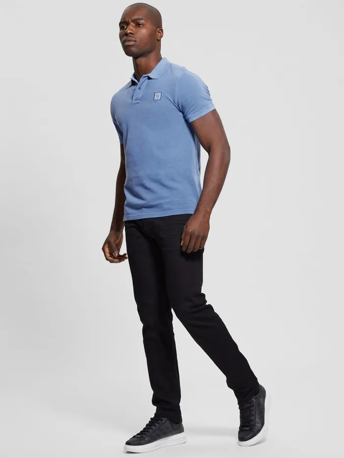 GUESS Shirts Eco Pique Polo Beige 8211 Men