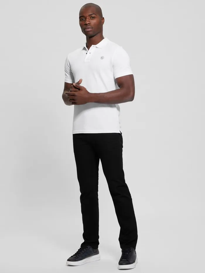 GUESS Shirts Eco Pique Polo Beige 8211 Men