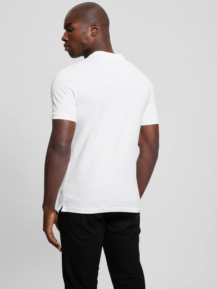 GUESS Shirts Eco Pique Polo Beige 8211 Men