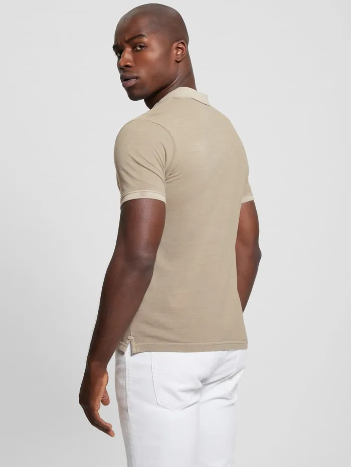 GUESS Shirts Eco Pique Polo Pink 8211 Men