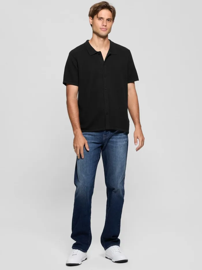 GUESS Shirts Highland Textured Shirt Neutral 8211 Men