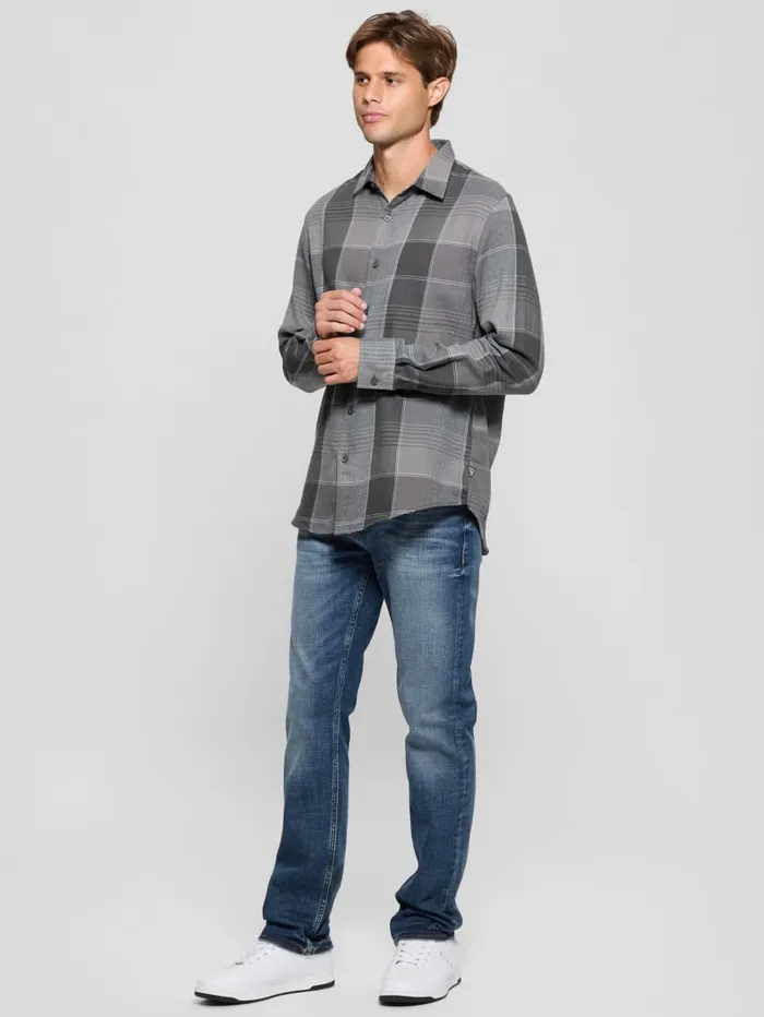 GUESS Shirts Noah Plaid Corduroy Shirt Colors 8211 Men