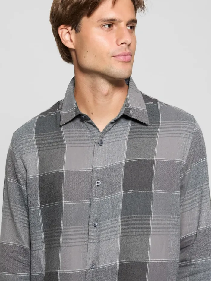 GUESS Shirts Noah Plaid Corduroy Shirt Colors 8211 Men