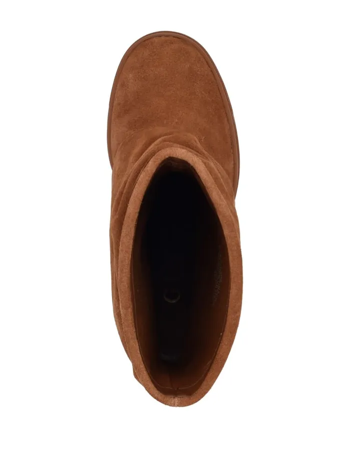 GUESS Shoes Guinna Hidden Wedge Ankle Boots Brown 8211 Women