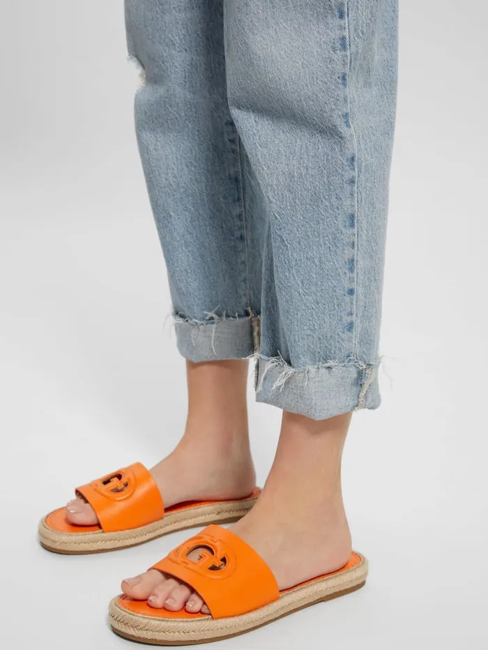 GUESS Shoes Katica Espadrille Sandals Orange 8211 Women