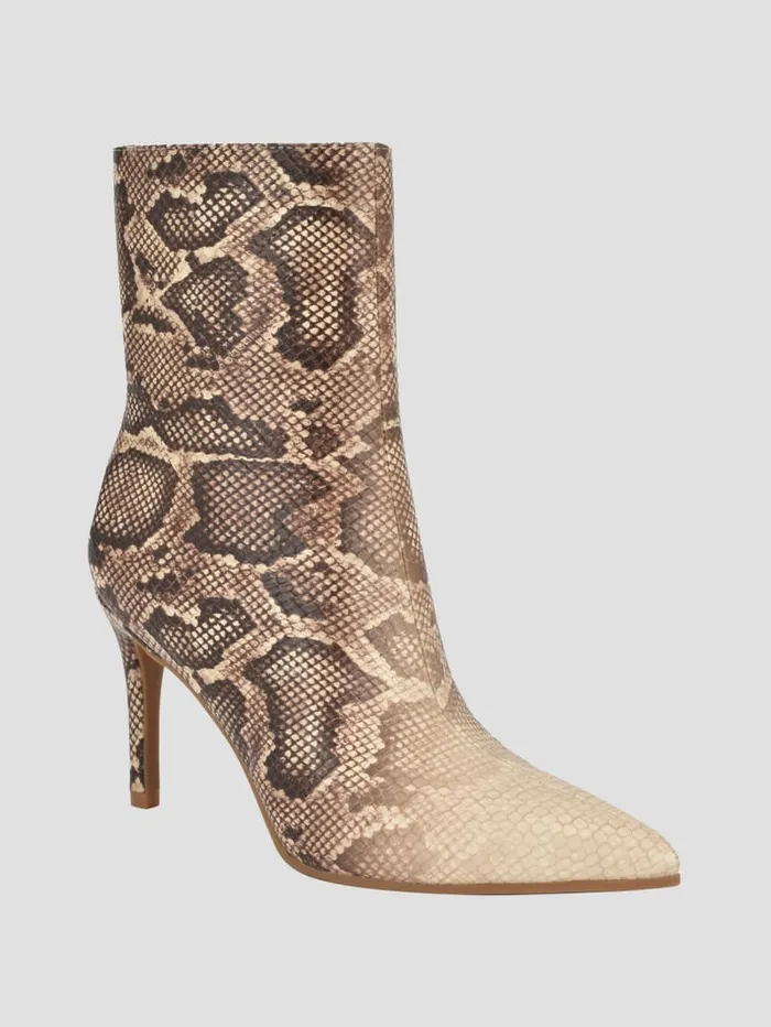 GUESS Shoes Richly FauxLeather Booties Beige 8211 Women