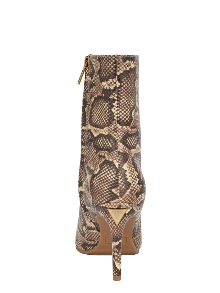 GUESS Shoes Richly FauxLeather Booties Beige 8211 Women