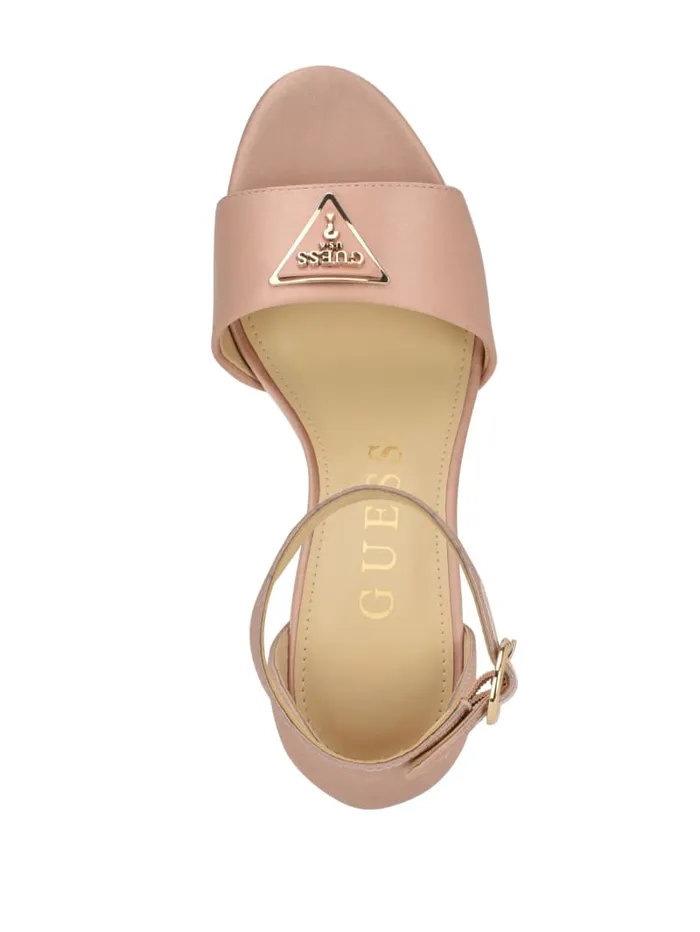 GUESS Shoes Seton Satin Platform Heels Pink 8211 Women