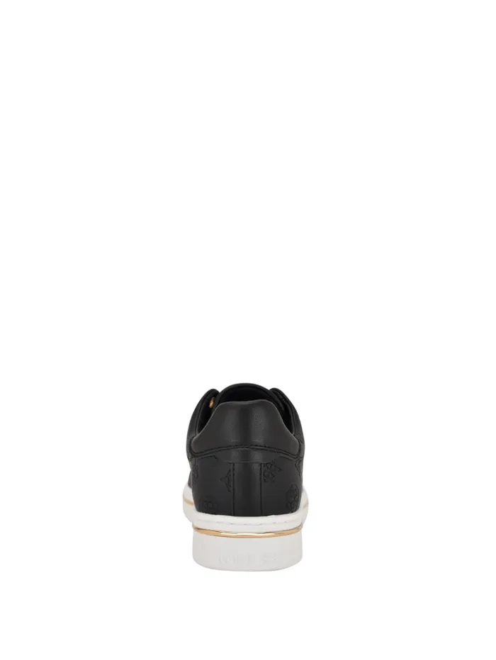 GUESS Shoes Stasey Debossed LowTop Sneakers White 8211 Women