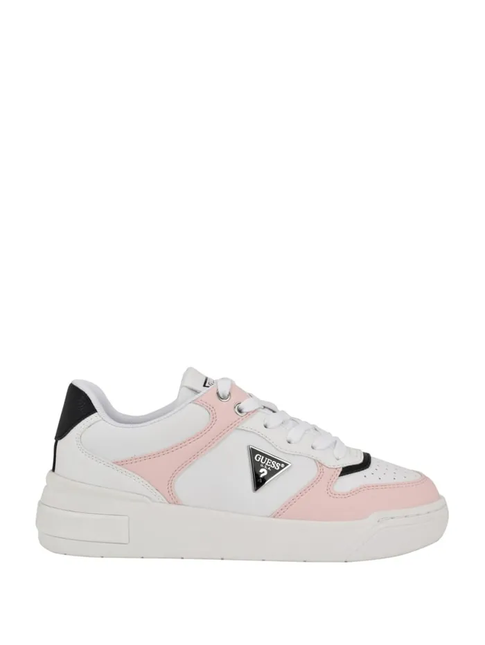 GUESS Shoes Triangle LowTop Sneakers White 8211 Women