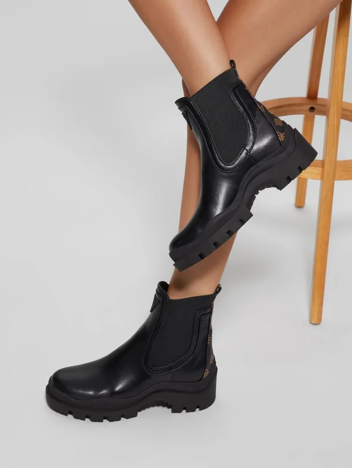 GUESS Shoes Yesses Signature Chelsea Booties Black 8211 Women