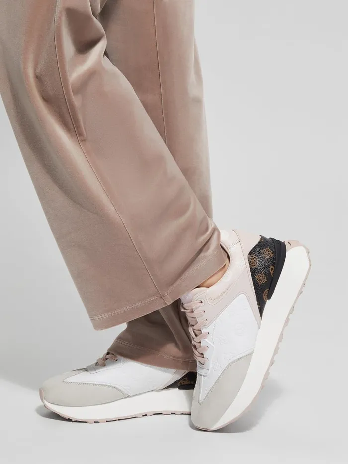 GUESS Sneakers Luchia Logo Pop Joggers White 8211 Unisex