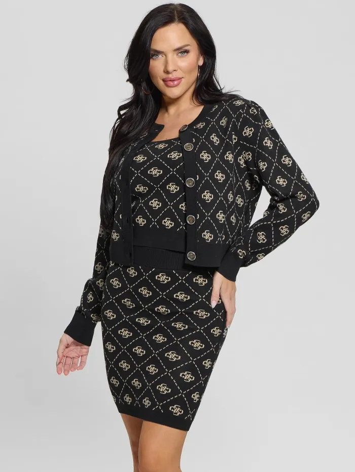 GUESS Sweaters and Knits Eco Sarah Quattro G Cardigan Black 8211 Women