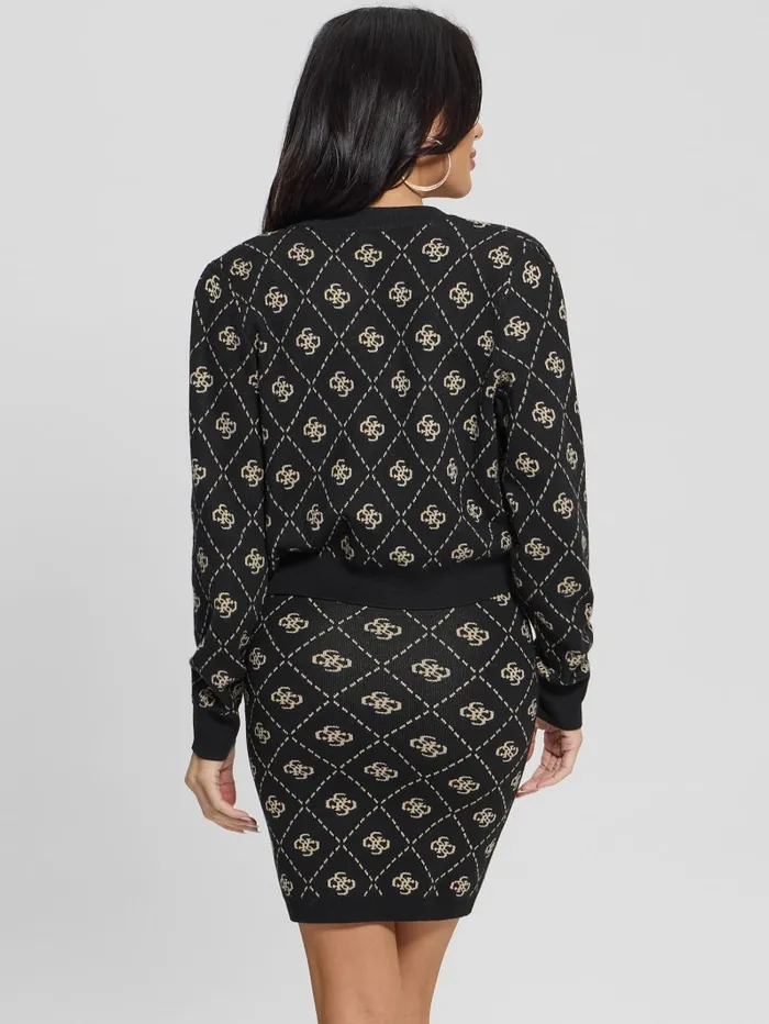 GUESS Sweaters and Knits Eco Sarah Quattro G Cardigan Black 8211 Women