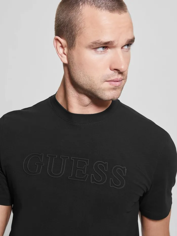 GUESS T Shirts and Tanks Eco Alphy Tee Black 8211 Men