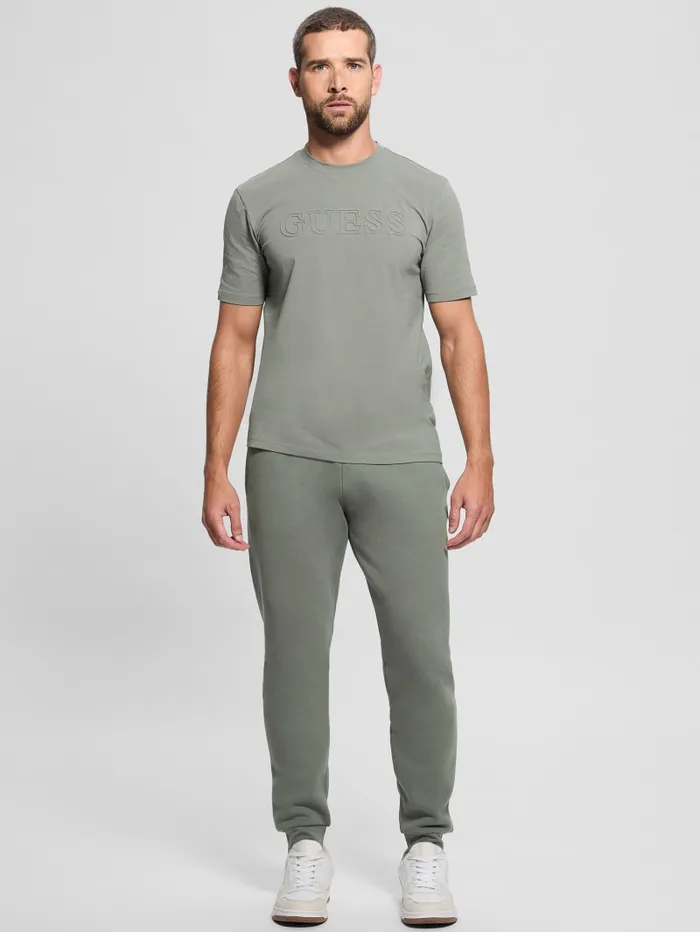 GUESS T Shirts and Tanks Eco Alphy Tee Green 8211 Men