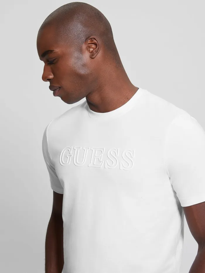 GUESS T Shirts and Tanks Eco Alphy Tee Green 8211 Men
