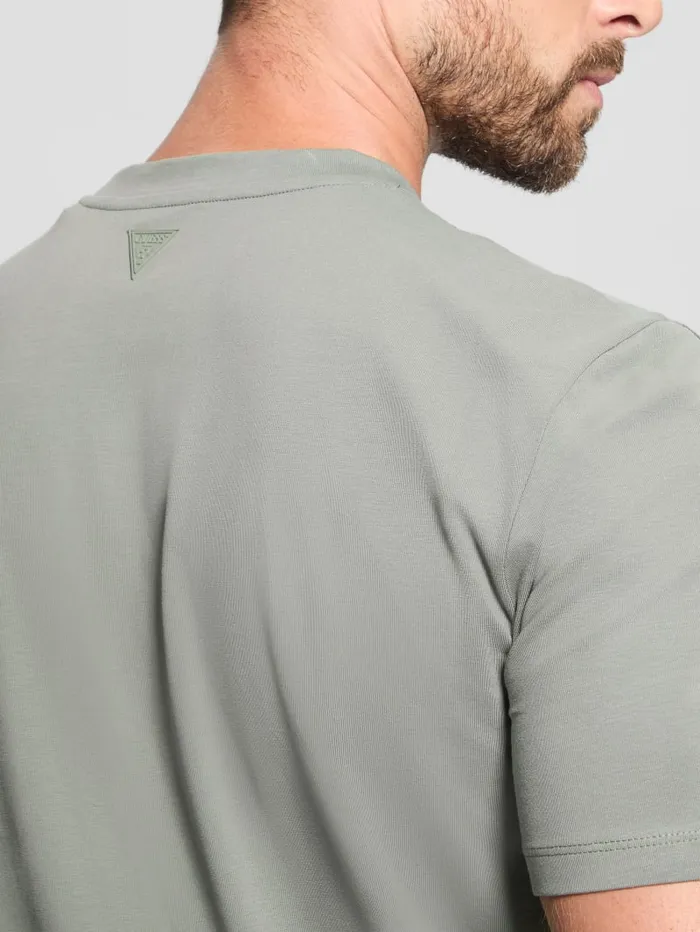 GUESS T Shirts and Tanks Eco Alphy Tee Green 8211 Men