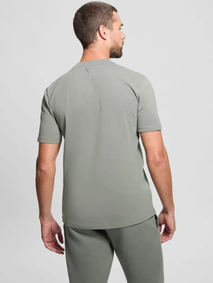 GUESS T Shirts and Tanks Eco Alphy Tee Green 8211 Men