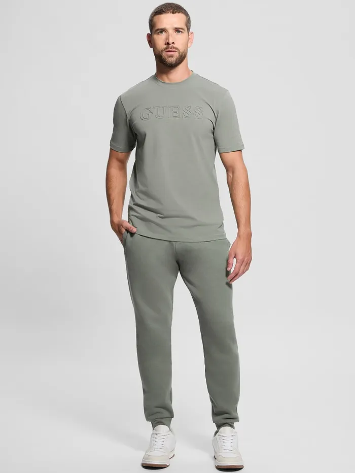 GUESS T Shirts and Tanks Eco Alphy Tee Green 8211 Men