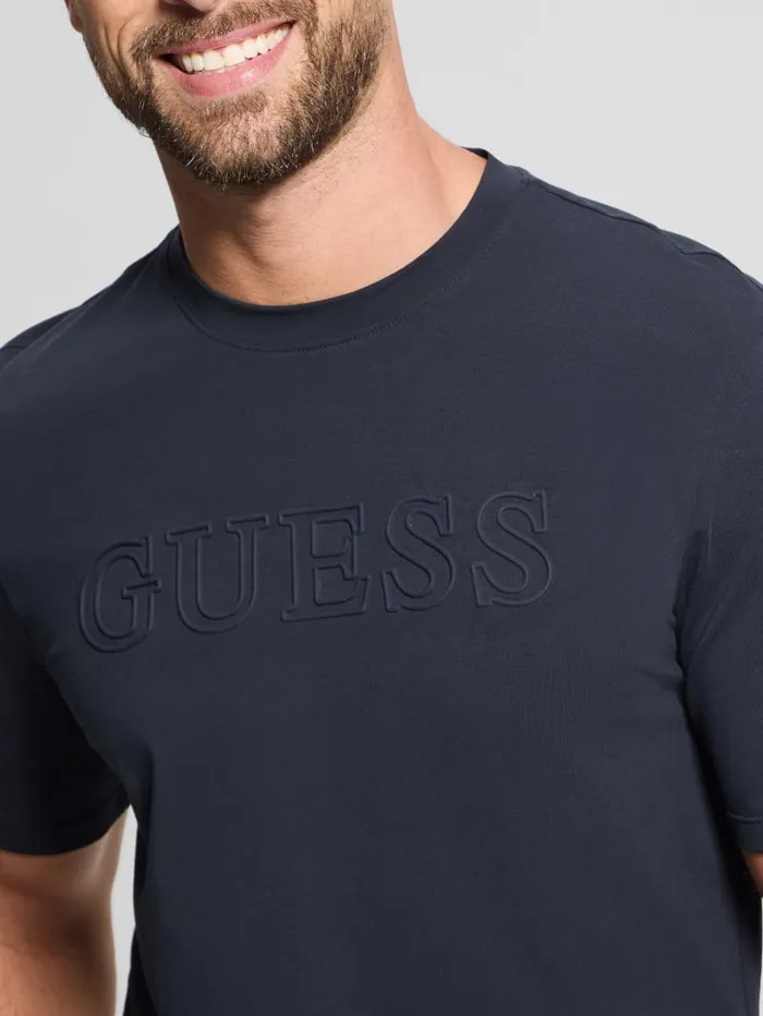 GUESS T Shirts and Tanks Eco Alphy Tee Green 8211 Men