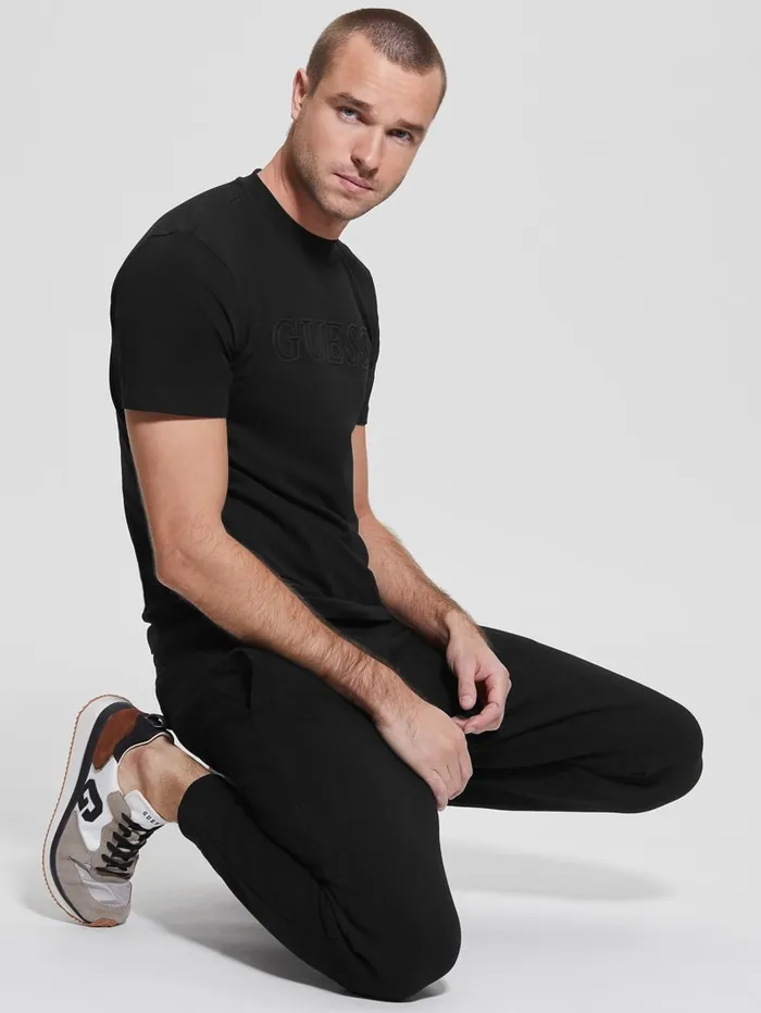 GUESS T Shirts and Tanks Eco Alphy Tee Green 8211 Men