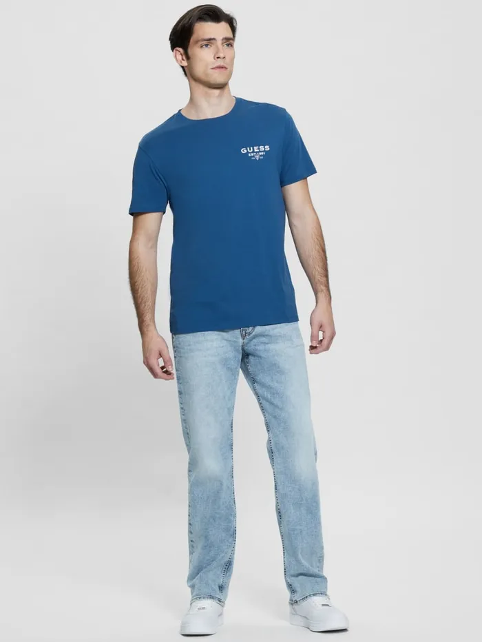 GUESS T Shirts and Tanks Eco Classic Tee Blue 8211 Men