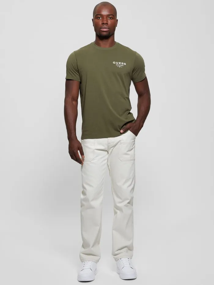 GUESS T Shirts and Tanks Eco Classic Tee Blue 8211 Men