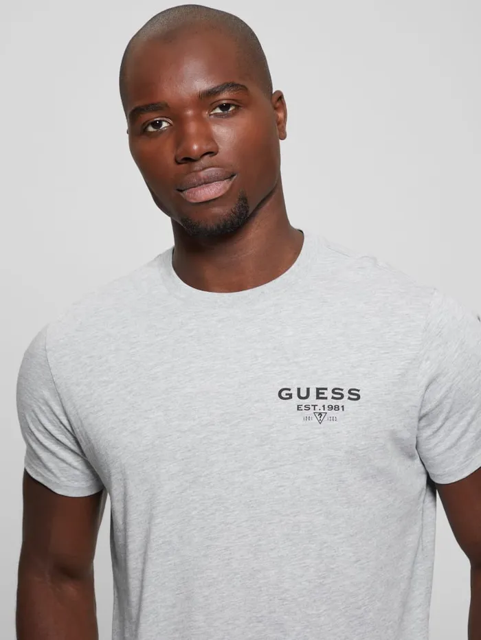 GUESS T Shirts and Tanks Eco Classic Tee Blue 8211 Men