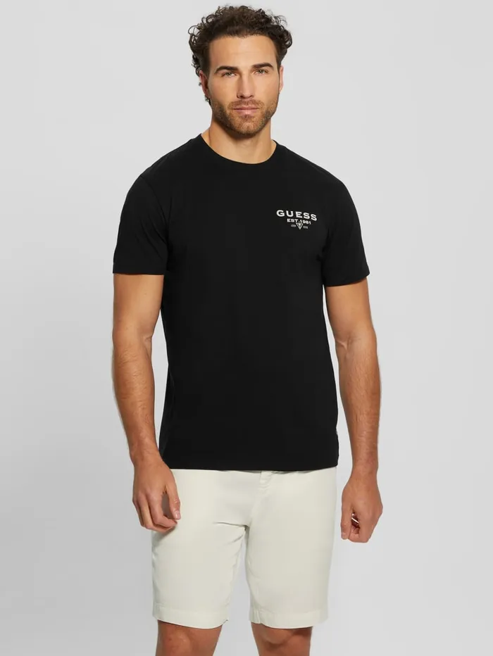 GUESS T Shirts and Tanks Eco Classic Tee Blue 8211 Men