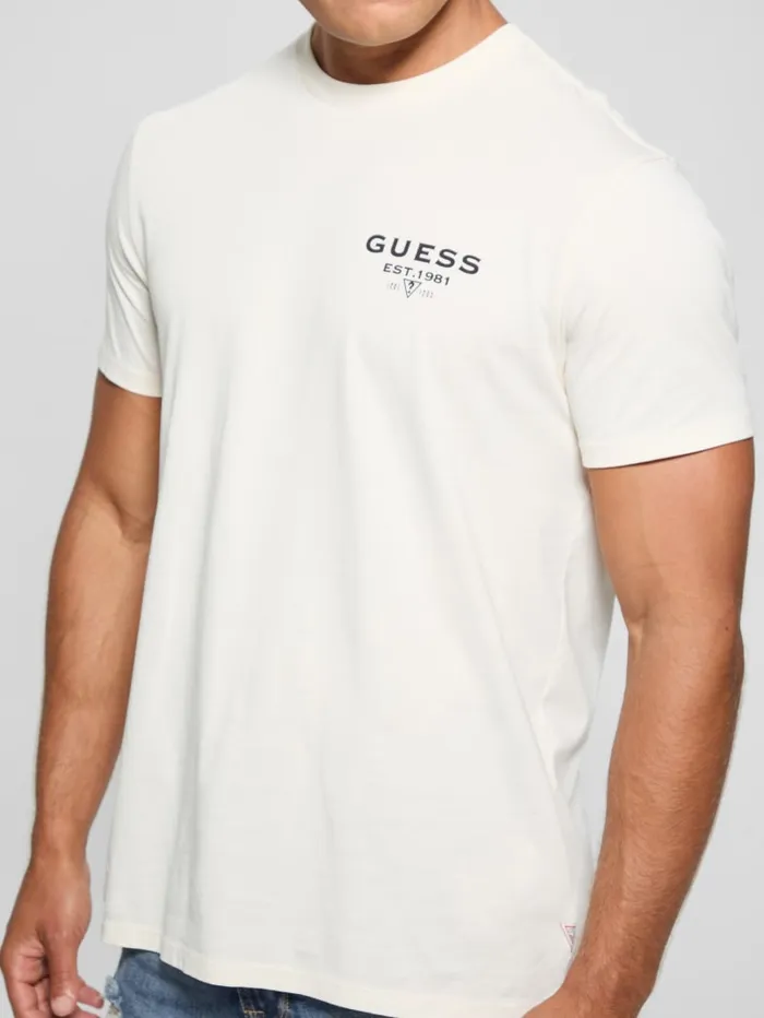 GUESS T Shirts and Tanks Eco Classic Tee Blue 8211 Men