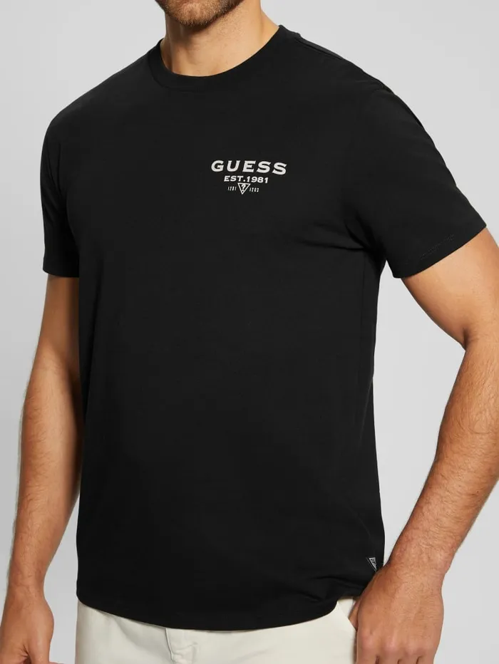 GUESS T Shirts and Tanks Eco Classic Tee Blue 8211 Men