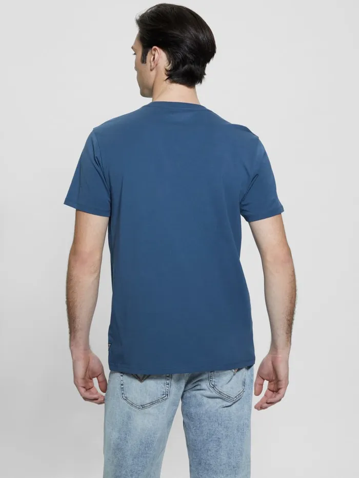 GUESS T Shirts and Tanks Eco Classic Tee Blue 8211 Men