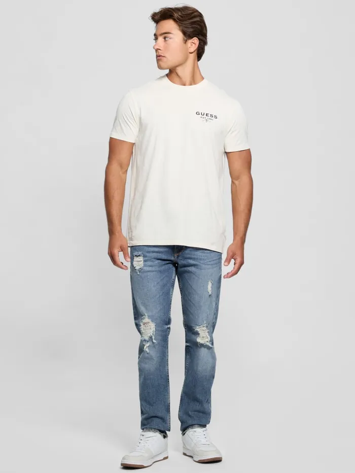 GUESS T Shirts and Tanks Eco Classic Tee Blue 8211 Men
