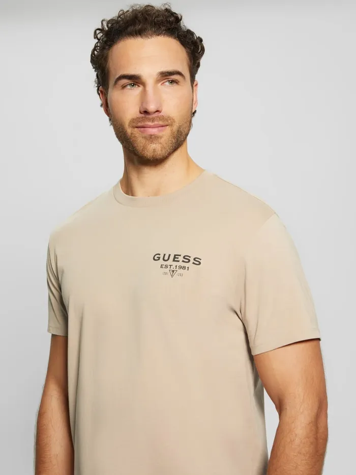 GUESS T Shirts and Tanks Eco Classic Tee Blue 8211 Men