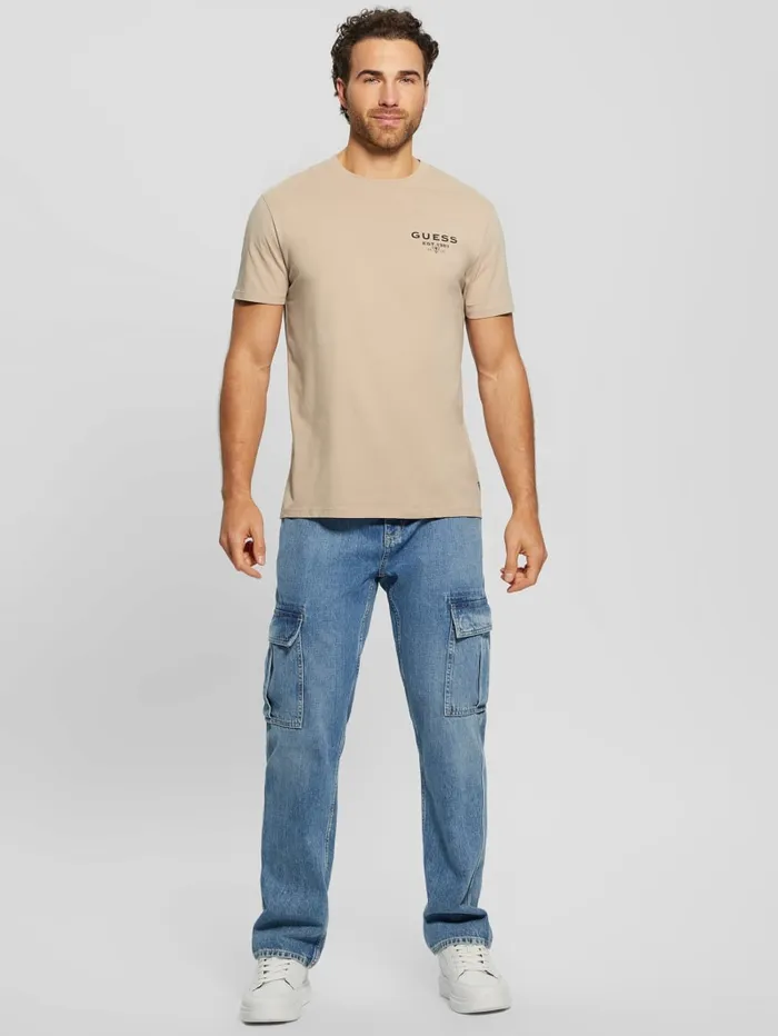 GUESS T Shirts and Tanks Eco Classic Tee Blue 8211 Men